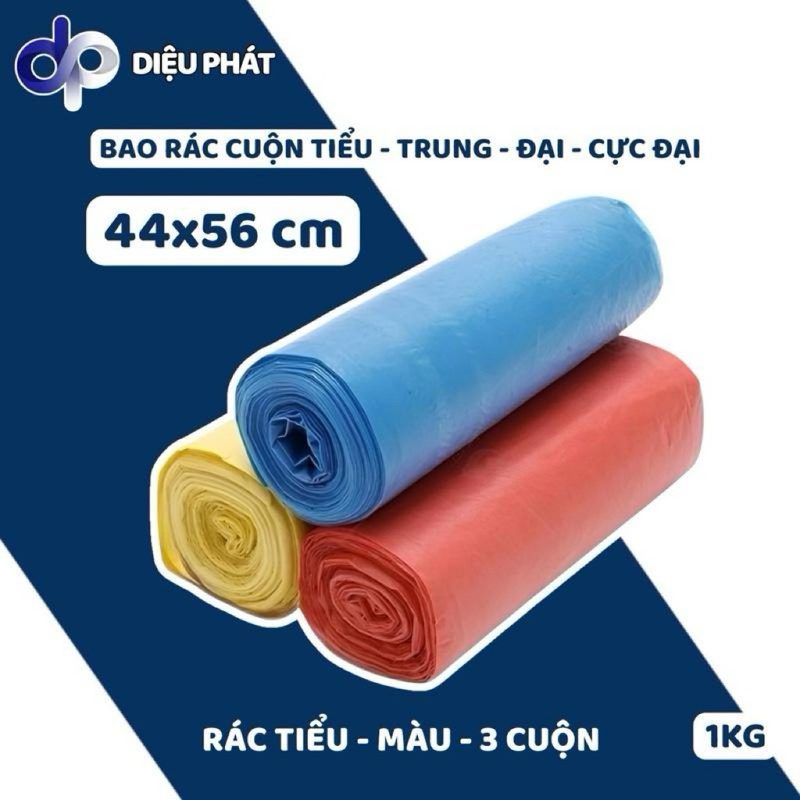 Ảnh 5 của COMBO 10 Túi Rác Cuộn Đen Và Màu Gói 1KG Dày Dặn Dai Chắc Có Đường Gân Xé Tiện Lợi Cho Gia Đình