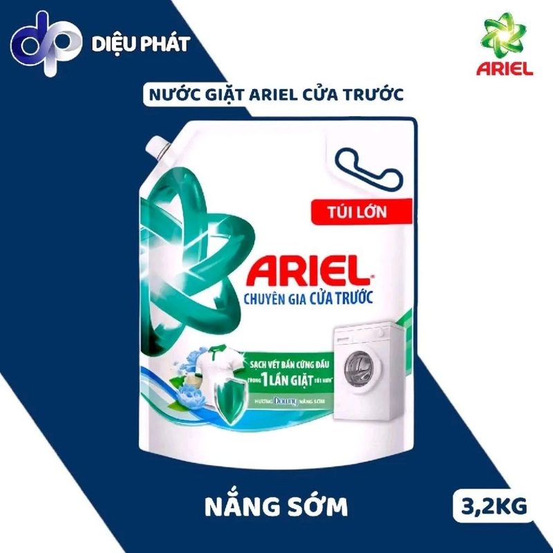 Ảnh 4 của Nước Giặt Ariel Cửa Trước Túi 3.05KG 3.2KG - Hương Downy Nước Hoa Đam Mê Nắng Mai Oải Hương