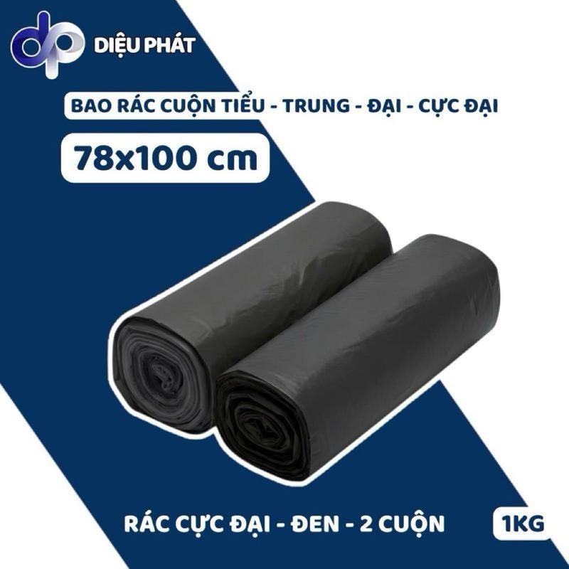 Ảnh 2 của COMBO 10 Túi Rác Cuộn Đen Và Màu Gói 1KG Dày Dặn Dai Chắc Có Đường Gân Xé Tiện Lợi Cho Gia Đình