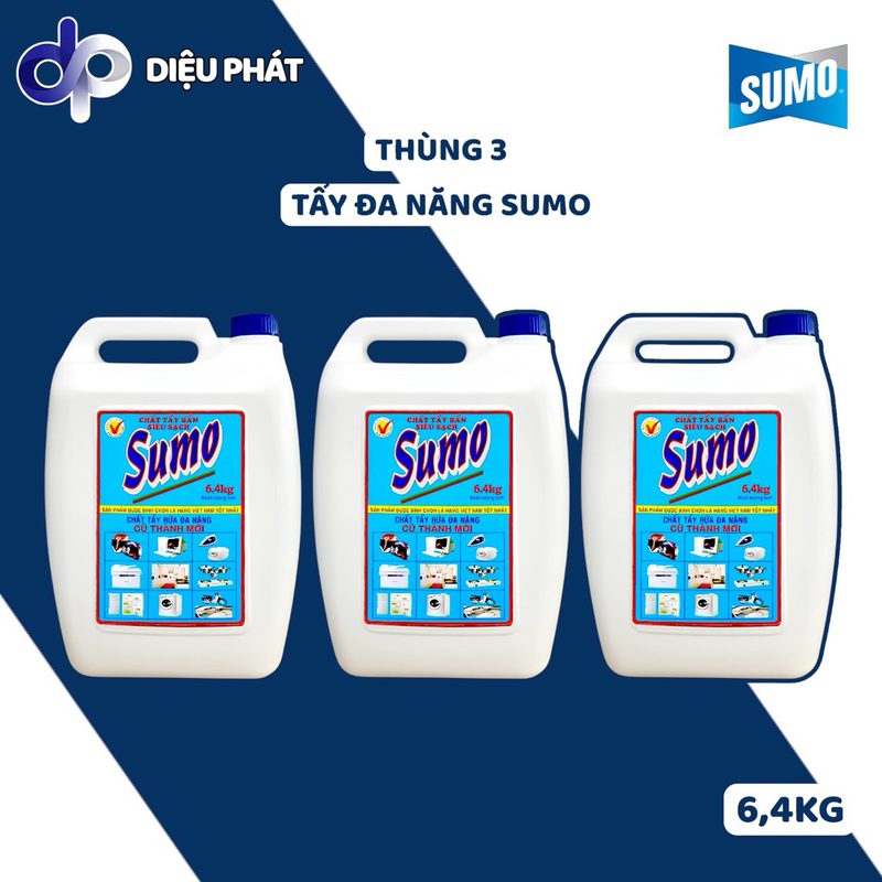 Ảnh 2 của Thùng Tẩy Đa Năng SUMO Can 6.4kg – Làm Sạch Vết Bẩn Cứng Đầu, Tiết Kiệm, An Toàn