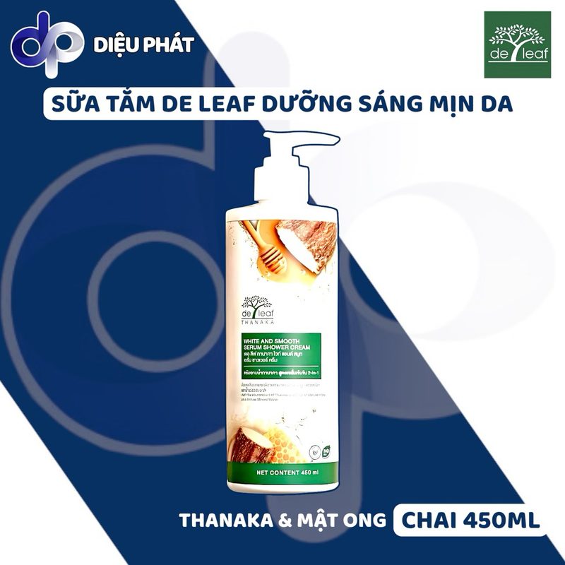 Ảnh 2 của Sữa Tắm Serum De Leaf 450ML Thanaka Lựu Đỏ Dưỡng Sáng Mịn