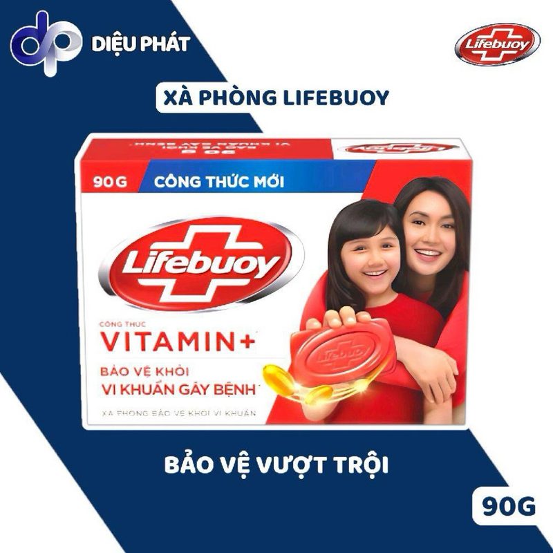 Ảnh 3 của COMBO Xà Bông Cục Lifebuoy 90g - Bảo Vệ Vượt Trội, Sữa Dưỡng Ẩm, Khổ Qua, Bạc Hà Mát Lạnh - Xà Phòng