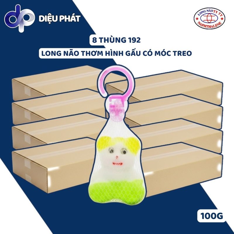Ảnh 3 của Thùng Long Não Treo Thơm Hình Gấu Ty Ty 100g – Khử Mùi Nhà Vệ Sinh, Xua Côn Trùng Hiệu Quả