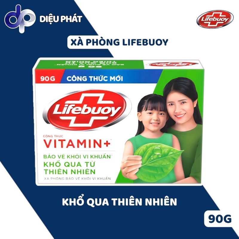 Ảnh 4 của Thùng Xà Bông Cục Lifebuoy 90G - Bảo Vệ Vượt Trội, Sữa Dưỡng Ẩm, Khổ Qua, Bạc Hà Mát Lạnh - Xà Phòng