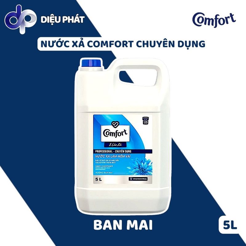 Ảnh 2 của COMBO Nước Xả Comfort Chuyên Dụng Đậm Đặc 1 Lần Xả Hương Ban Mai 5KG - Giặt Ủi Nhà Hàng Khách Sạn