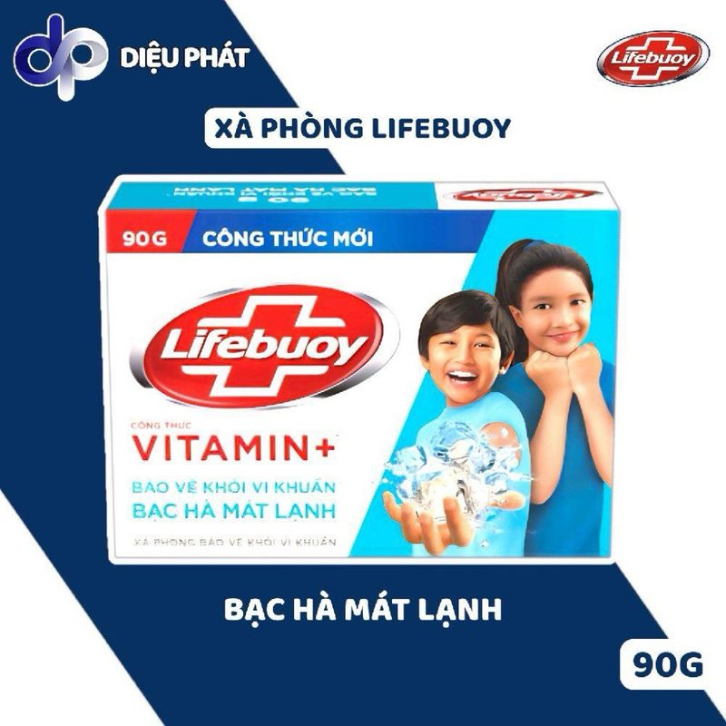 Ảnh 5 của COMBO Xà Bông Cục Lifebuoy 90g - Bảo Vệ Vượt Trội, Sữa Dưỡng Ẩm, Khổ Qua, Bạc Hà Mát Lạnh - Xà Phòng