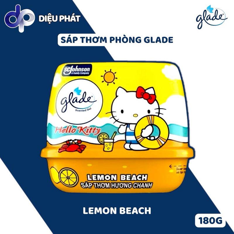 Ảnh 15 của Thùng Sáp Thơm Glade 180g – 16 Hương (9 Cơ Bản, 3 Cao Cấp, 4 Hello Kitty) | Khử Mùi Thơm 30 Ngày