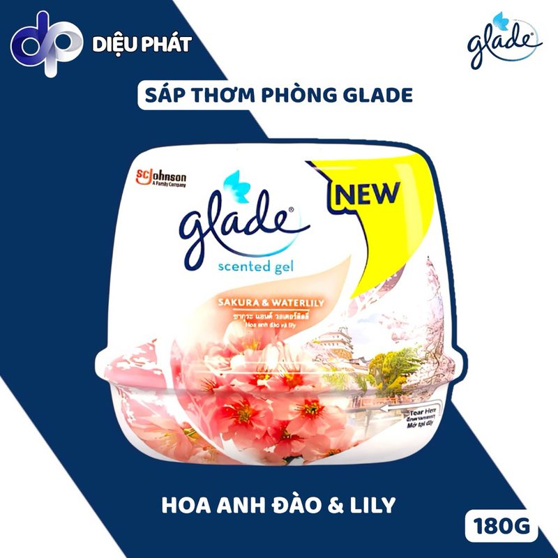 Ảnh 12 của Thùng Sáp Thơm Glade 180g – 16 Hương (9 Cơ Bản, 3 Cao Cấp, 4 Hello Kitty) | Khử Mùi Thơm 30 Ngày