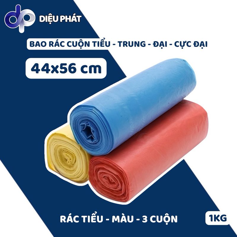 Ảnh 2 của COMBO 3 Túi Rác Cuộn Đen Và Màu Gói 1KG Dày Dặn Dai Chắc Có Đường Gân Xé Tiện Lợi Cho Gia Đình