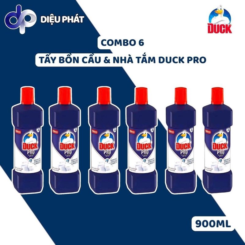 Thùng Nước Tẩy Rửa Nhà Tắm DUCK 900ml - Làm Sạch Vết Bẩn, Khử Mùi, Diệt Khuẩn Hiệu Quả