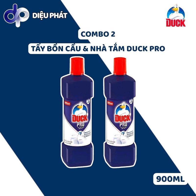 Ảnh 2 của COMBO Nước Tẩy Rửa Nhà Tắm DUCK 900ml - Làm Sạch Vết Bẩn, Khử Mùi, Diệt Khuẩn Hiệu Quả